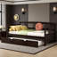 Lit de jour polyvalent classique avec lit gigogne simple - Space-Smart-1313852524-1313852521