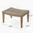 WOOD + WICKER OTTOMAN