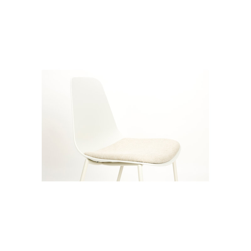 Jeffrey Dining Chair, White