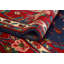 Tapis fin bleu marine Evania