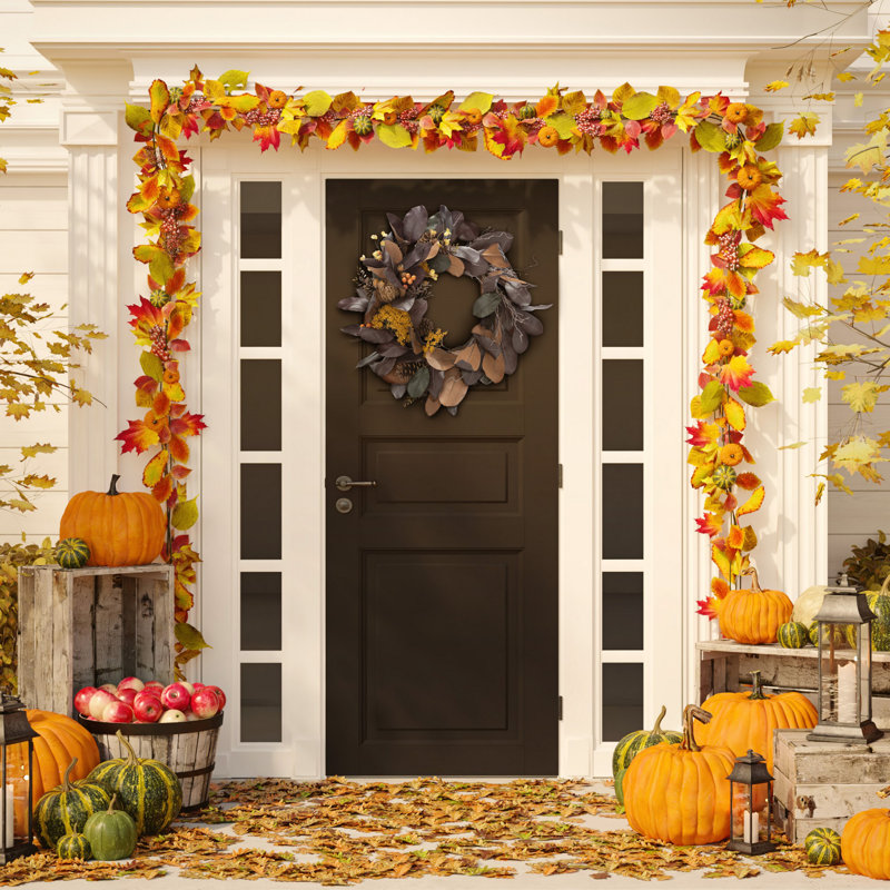 30" Fall PVC & PE Blend Wreath