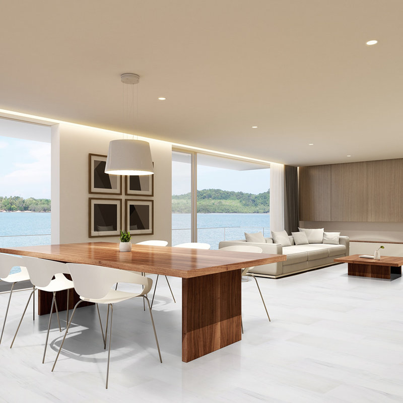 Bianco Dolomiti 12" x 24" Marble Wall & Floor Tile