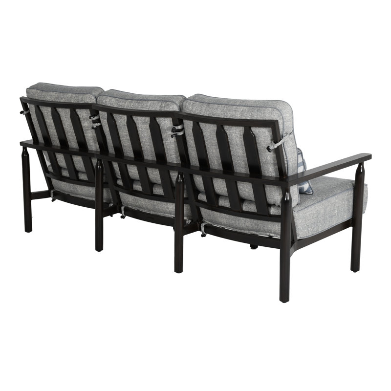 Holland Cushioned Sofa w/Three Accent Pillows