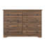Dresser, 55" W Double Dresser For Bedroom-745797056-768239405
