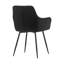 46cm H Velvet Upholstered Metal Armchair-1088313111