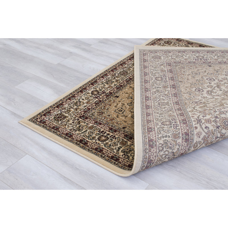 Alarah Oriental Area Rug in Ivory/Brown