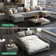 U shaped Corner Modular Sectional Reversible Sofa Couch with Storage Seat