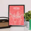 Seoul City Map - No Frame Print-636424385