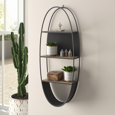 Annabell 2 Piece Oval Tiered Shelf