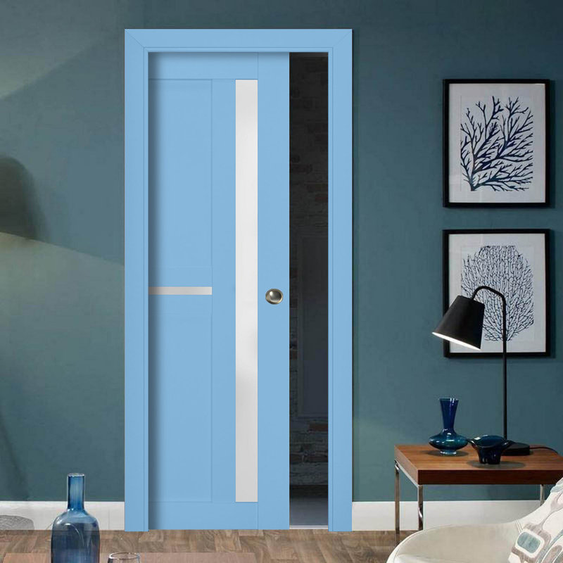 Portes de placard Veregio, 28 po x 80 po, Aigue-marine