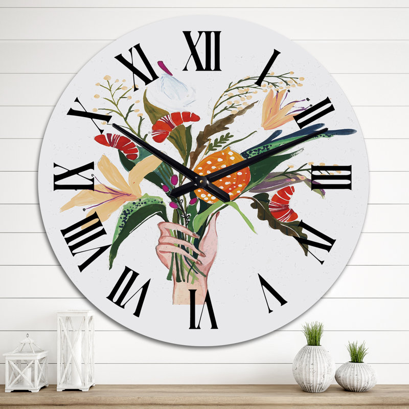 Horloge murale surdimensionnée, Grand