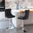 Rondel Swivel Upholstered Adjustable Height Counter Stool with Solid Wood Frame-1628223324