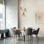 Romeo 3 - Light Black Cluster Pendant