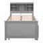 Lit plateforme avec tête de lit, USB, lit gigogne simple et 3 tiroirs, cadre de lit-802970746-802970747
