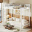 Lits peu encombrants avec rangement, lit mezzanine simple en métal, maison moderne
