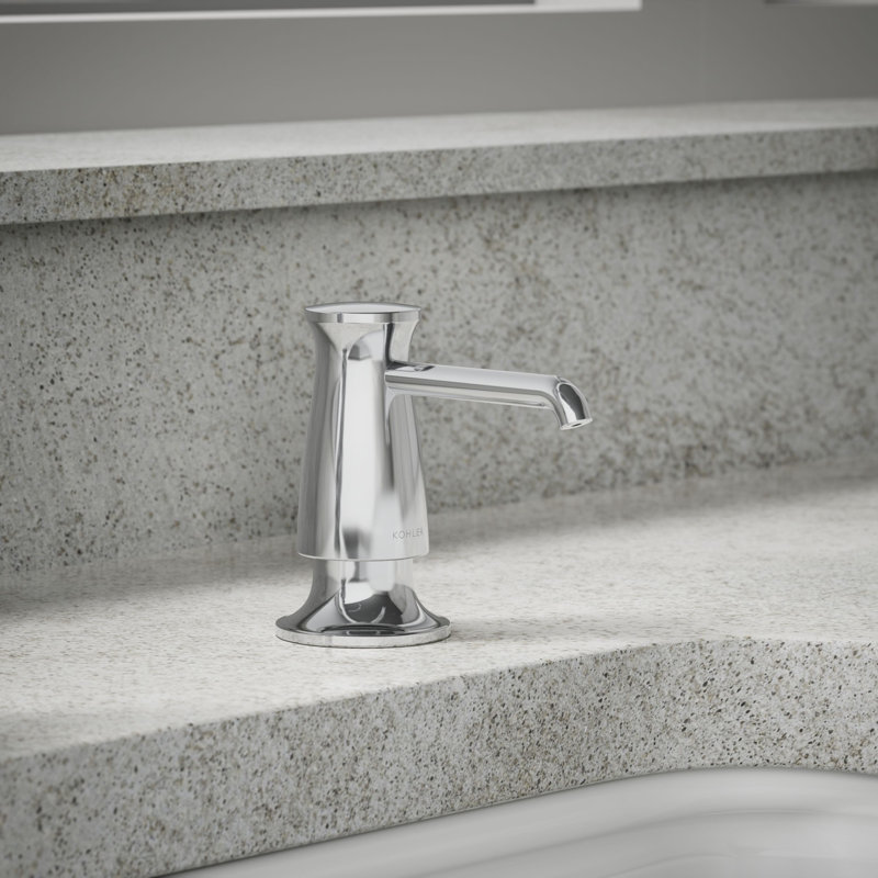Soap/Lotion Dispenser, Polished Chrome