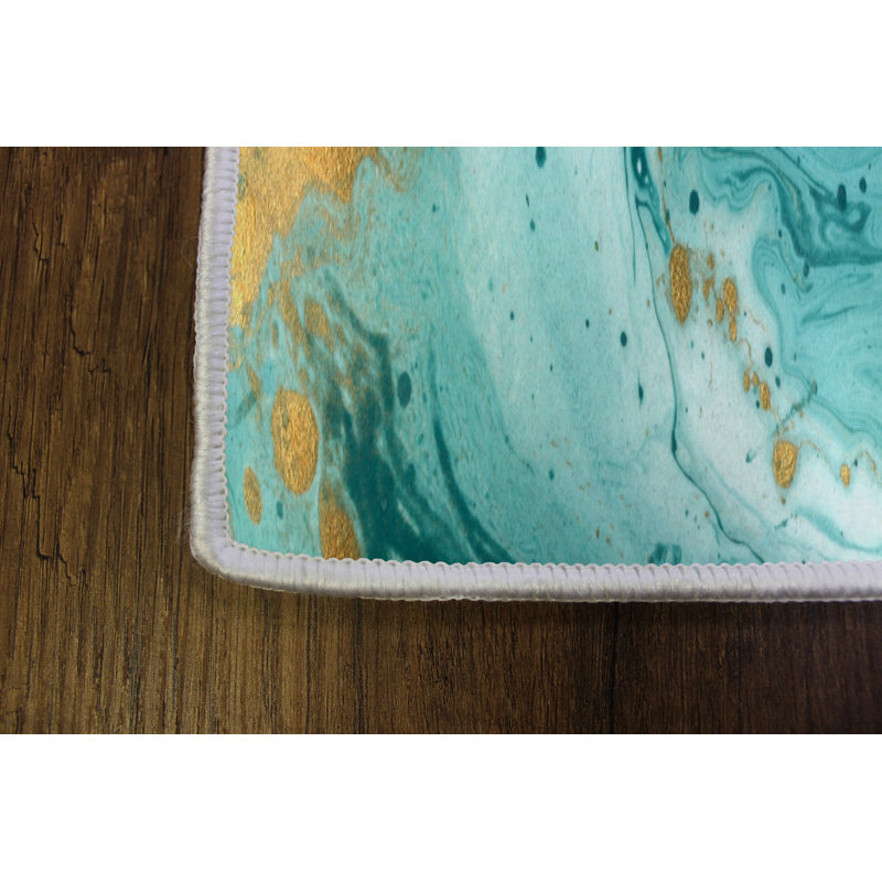 Abstract Indoor Rug, Rectangle 2'7" x 4'11"
