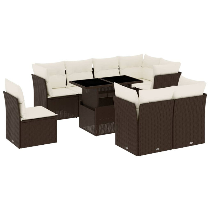 Ensemble de canapé de jardin Vidaxl