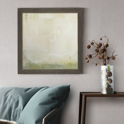 "Olive horizon I", reproduction d’art sur toile encadrée