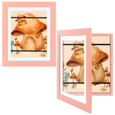 Kids Art Frame 10x12.5 Picture frame Front Open for Kids Piantings