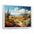 White Floater Framed
