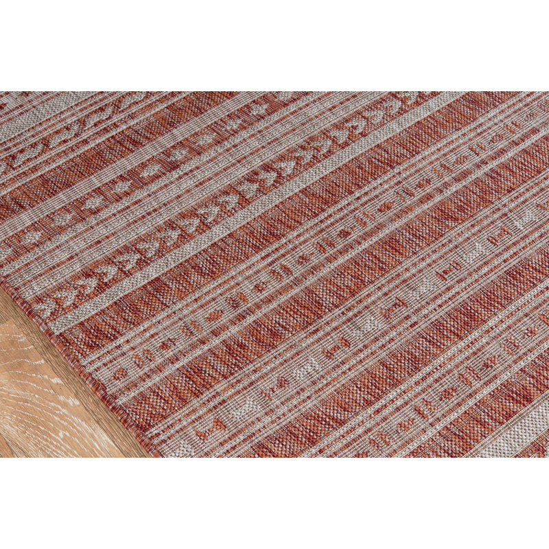 Tuscany Geometric Indoor / Outdoor Rug, Rectangle 6'7" x 9'6"