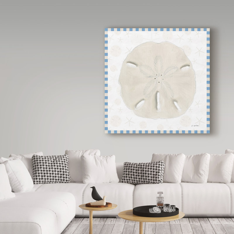 « beach days vii », reproduction d’impression sur toile tendue, H 14 po x l 14 po