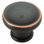 (5 Pack) (10 Pack) 1-3/16 inch Mayfield Recessed Knob Venetian Bronze with Copper Highlights