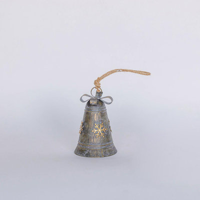 Hanging Bell With Snowflake Ornament