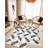 Abstract Flow Tabernash Rug Contemporary Modern Carpet For Living Room