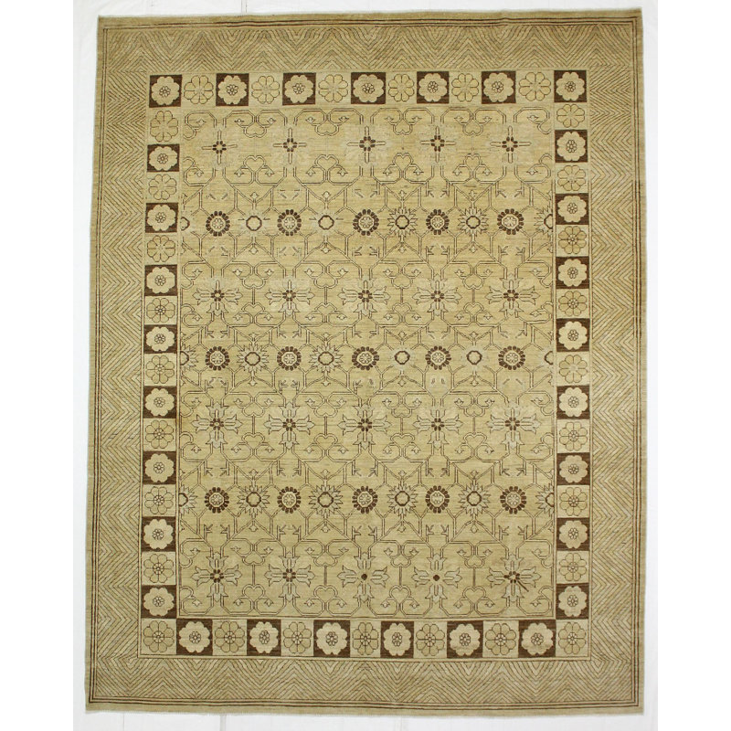Tapis unique anatolien noué à la main 8 pi 3 po x 10 pi 4 po One-of-a-Kind