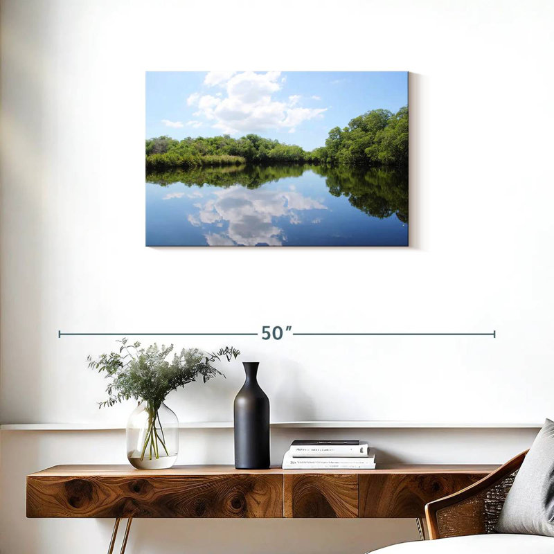 Alvord Lake Trees Reflection, 20" H x 30" W