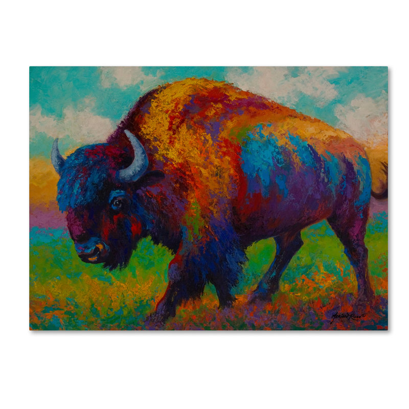 «Prairie Muse» par Marion Rose, reproduction sur toile, H 35 po x l 47 po x P 2 po
