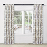 Solstice Printed Curtain Panel In Spa