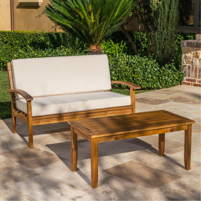 Causeuse + table basse