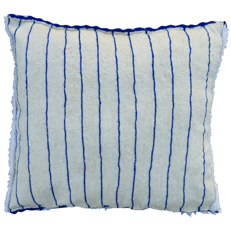 Striped Reversible Throw Pillow