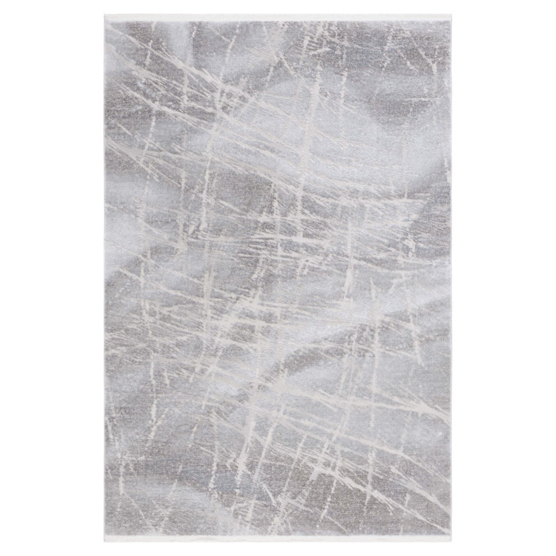 Platinum Performance Abstract Rug, Round 6'7"
