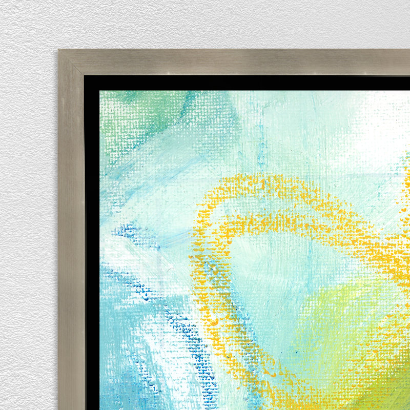 Summer Here Painting by Wendy Kleine, Image Brush Gel, 60.75" H x 31.75" W 