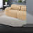 Ultra-soft Modular Sectionals With Ottoman, Plush Fabric Design, Home Theater Light Khaki