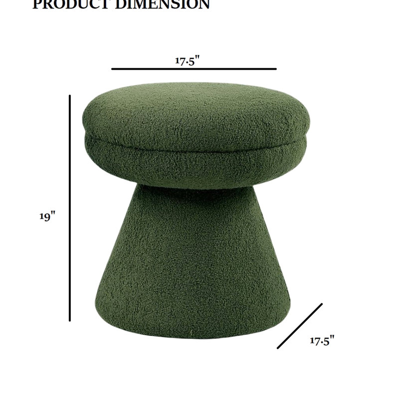 Tabouret décoratif 1Pc, Vert