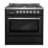 Cosmo 36 In. Nebula Collection 3.8 Cu. Ft. Gas Range, 5 Burners, Rapid Convection Oven, Cast Iron Grates In Matte Black