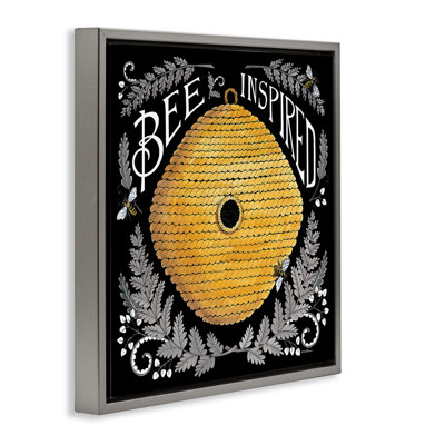 «Bee Inspired with Hive Floater», art mural par Deb Strain