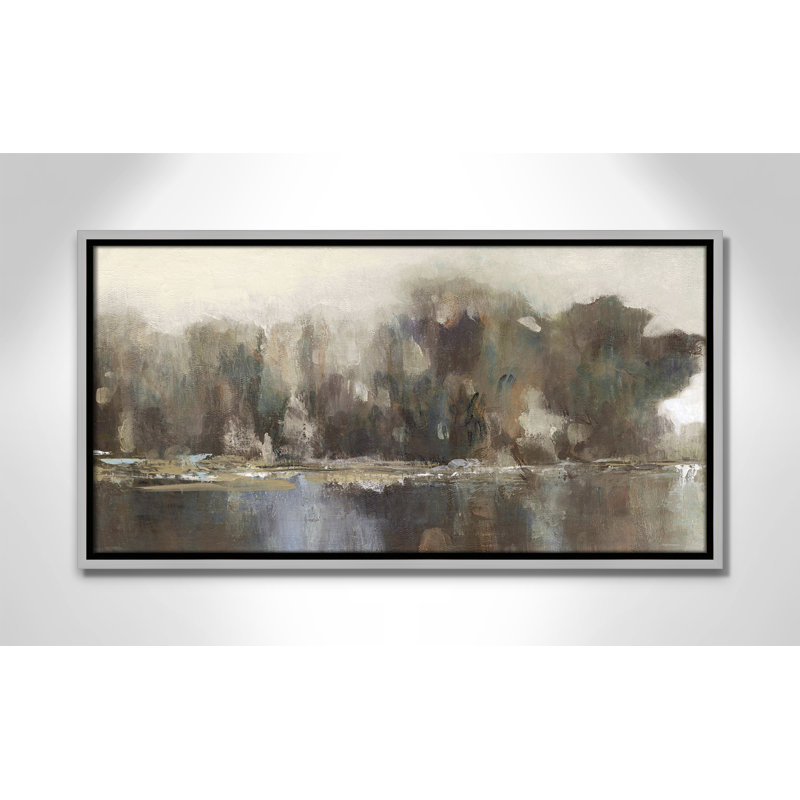 «Daily Reflections II - Landscape Version Print» par Carol Robinson, Argent argent, H 13,5 po x l 25,5 po