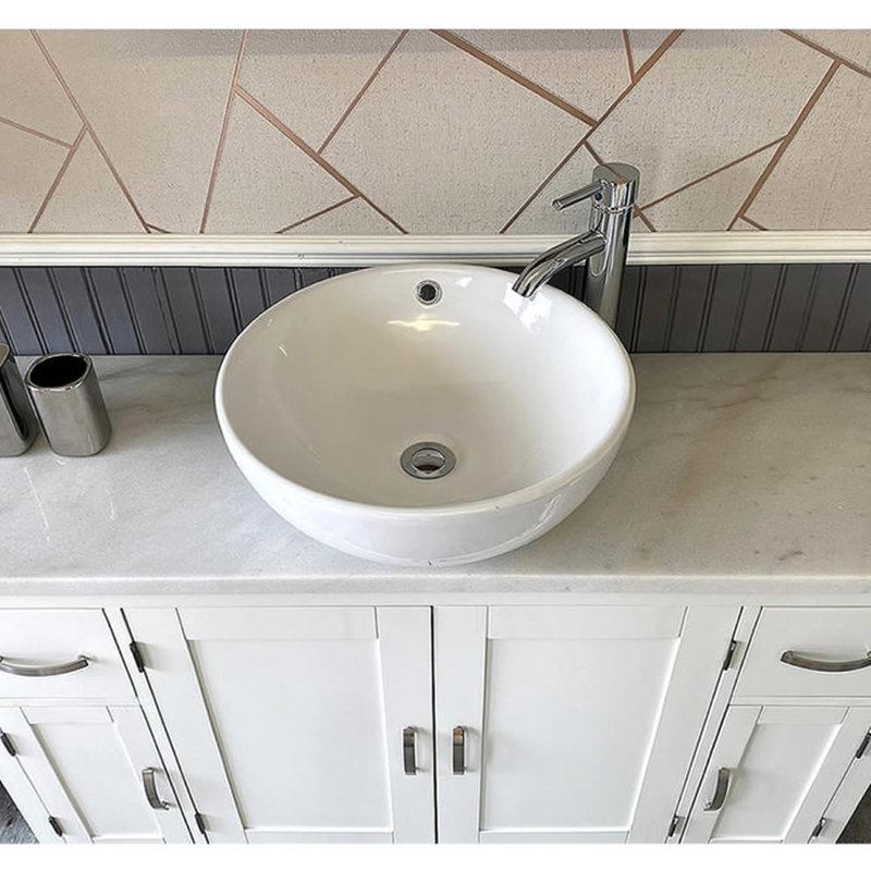 Archuleta 1231mm Single Bathroom Vanity with Vessel Ceramic Basin