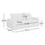 Canapé inclinable rembourré 87,4 po Bayne-105744466