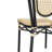 Chiles All-Weather Commercial Paris Chairs with Metal Frames-589252011