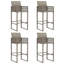 Brayden Studio Bar Set with Wicker/Rattan Frame