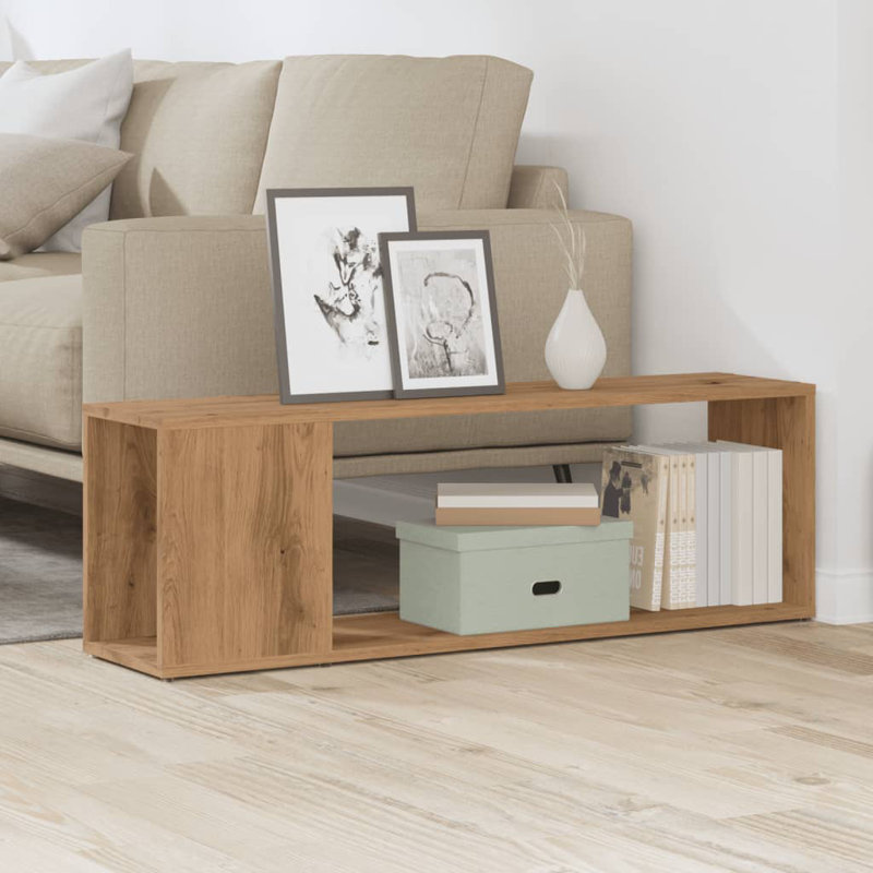 Meuble télé 39,4 po x 9,4 po x 12,6 po Millwood Pines, Artisan Oak