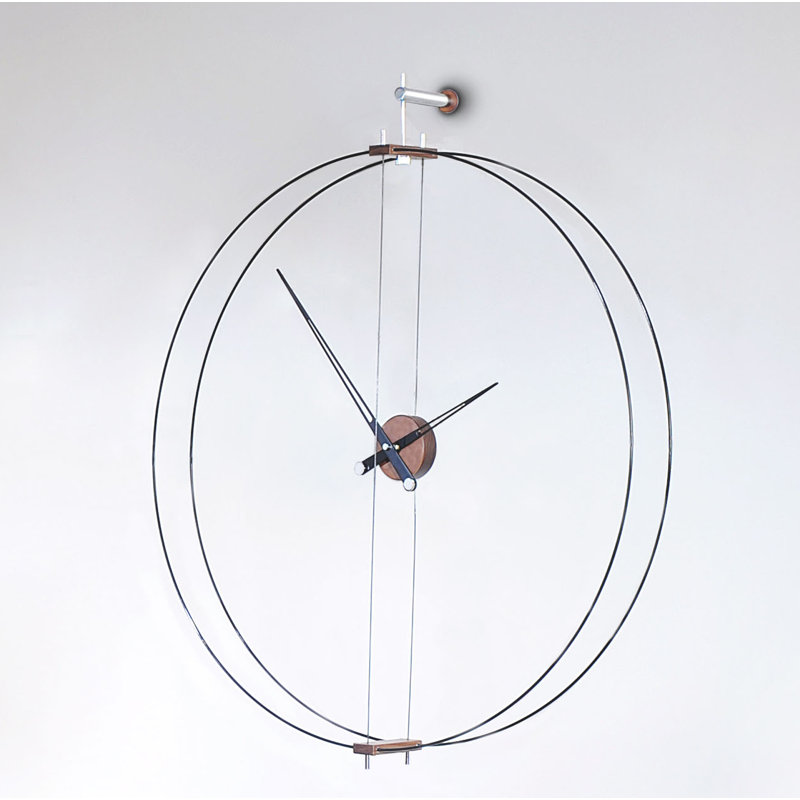 Barcelona Solid Wood Analog Wall Clock