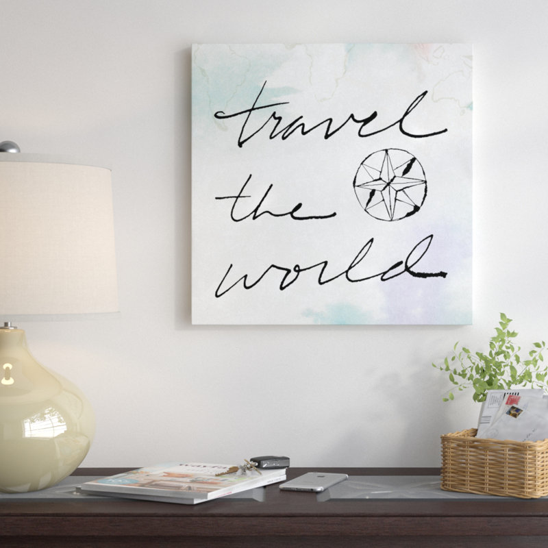 Art textuel sur toile tendue, "Peppy Quotes", H 12 po x l 12 po x P 1,5 po, Toile tendue, Pas de tapis